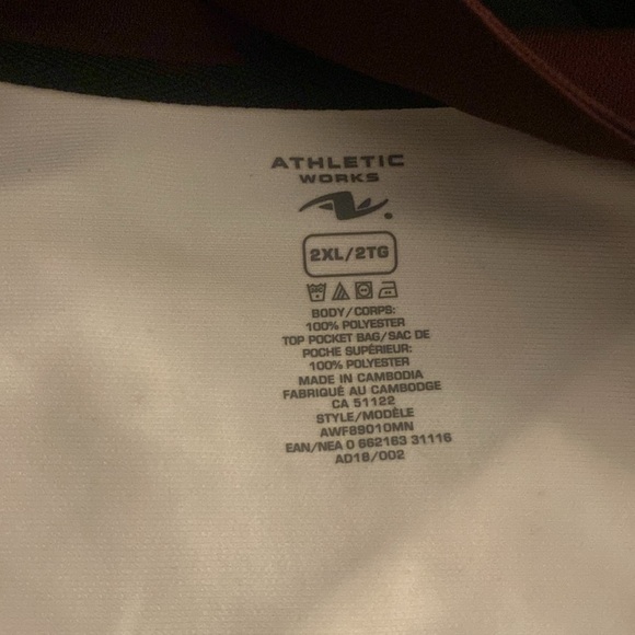 2 2XL athletic works zip ups - Picture 3 of 4